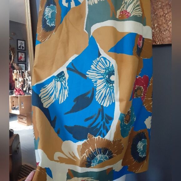 Zara Autumnal Floral Abstract Maxi Dress - Picture 14 of 16